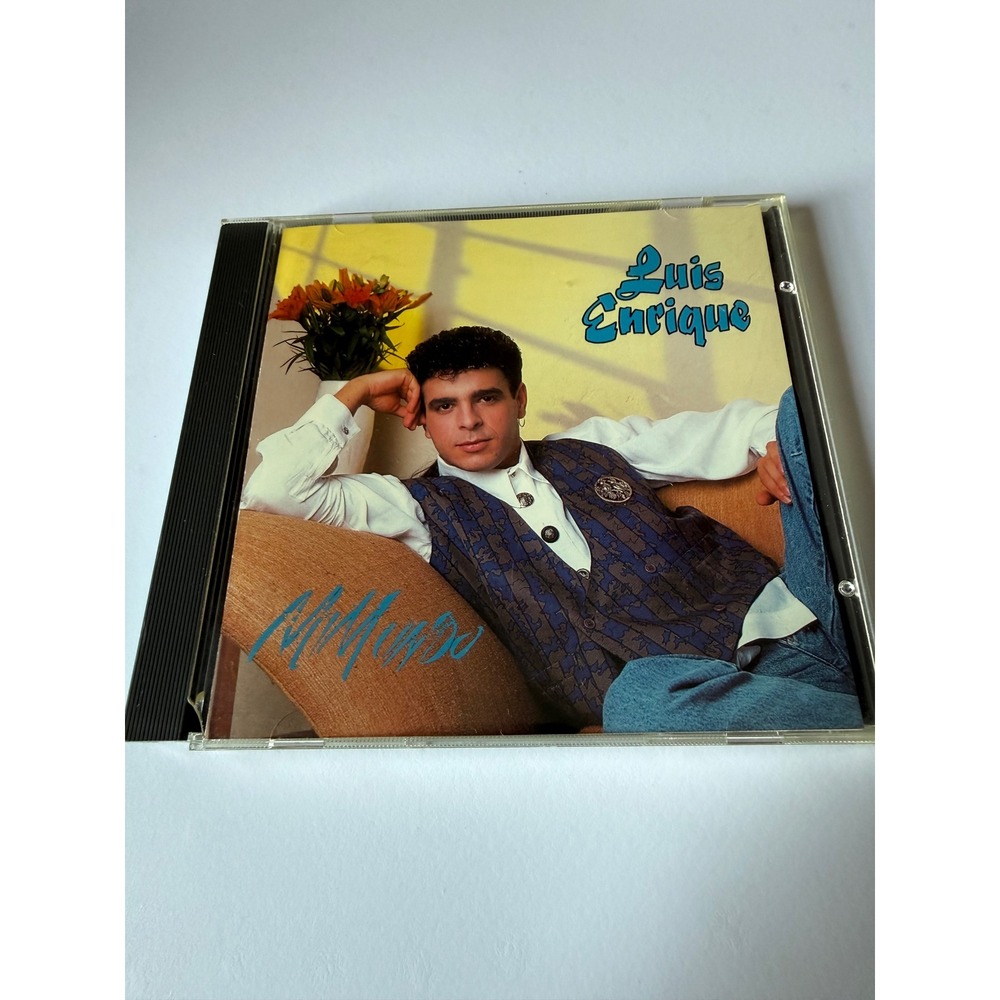 Luis Enrique Mi Mundo CD 1989 CBS Discos Salsa Latin Music CD-80146